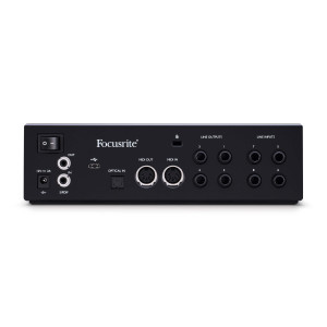Focusrite Clarett+ 4Pre - Refurbished Back