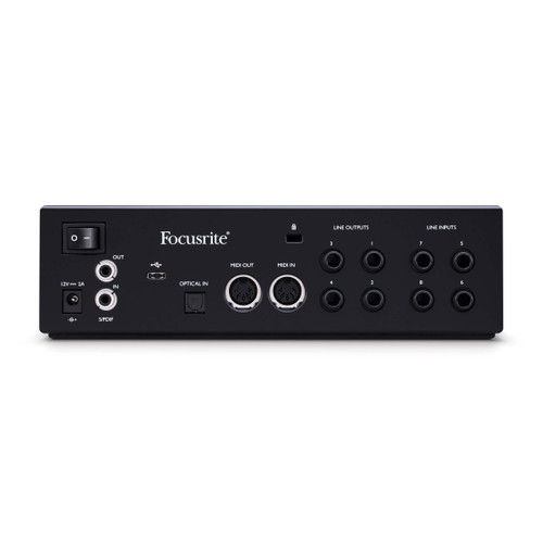 Focusrite Clarett+ 4Pre Back
