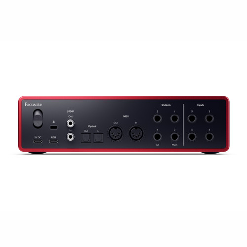 Focusrite Scarlett 16i6 4th Generation Back