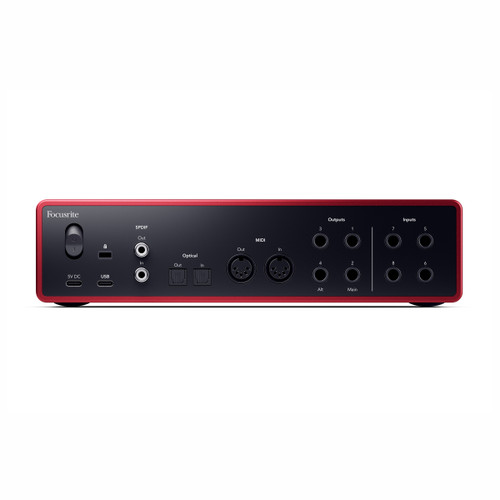 Focusrite Scarlett 18i16 4th Generation Back