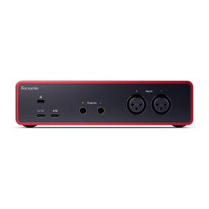 Focusrite Scarlett 2i2 4th Generation - Refurbished Back