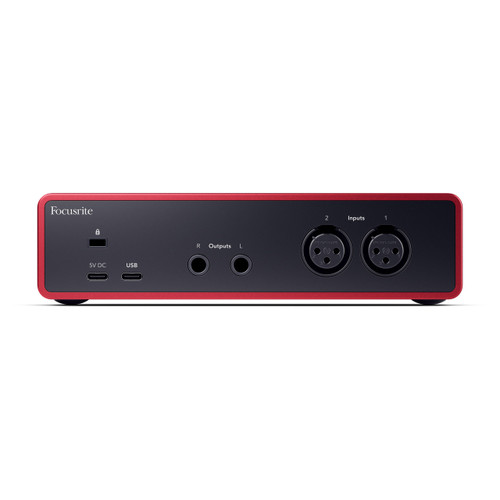 Focusrite Scarlett 2i2 4th Generation - Refurbished Back