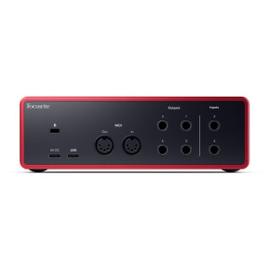 Focusrite Scarlett 4i4 4th Generation - Refurbished Back