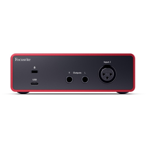 Focusrite Scarlett Solo 4th Generation Back