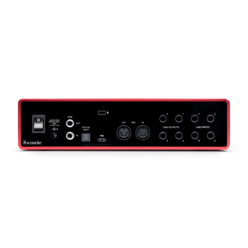 Focusrite Scarlett 18i8 - Refurbished Back