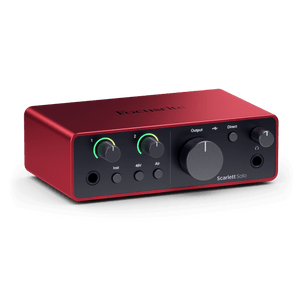 Focusrite Scarlett Solo Studio 4th Generation - Refurbished Audio Interface