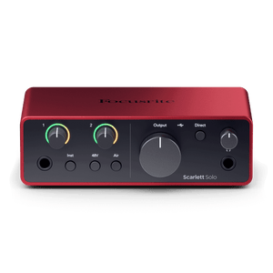 Focusrite Scarlett Solo 4th Generation - Refurbished Top